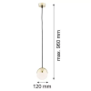 Argon Argon LIVIA 4031 Függőlámpa 1x7W/E14 IP44
