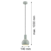 Argon Argon SINES 4214 Függőlámpa 1x15W/E27 IP20