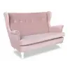  Ari Skandináv Szárnyas Kanapé, Nem Átalakítható, Family Furniture, Púderrózsaszín