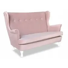  Ari Skandináv Szárnyas Kanapé, Nem Átalakítható, Family Furniture, Púderrózsaszín bútor
