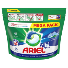 ARIEL All-in-1 PODS folyékony mosókapszula Mountain Spring 63 Mosáshoz tisztító- és takarítószer, higiénia