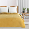  Ariel bársony ágytakaró Mustársárga 220 x 240 cm