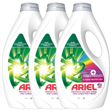 ARIEL + Extra szín- és szövetrostvédelem folyékony Mosószer 3x1,35L - 90 mosás tisztító- és takarítószer, higiénia