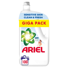 ARIEL Folyékony mosószer, Sensitive Skin Clean &amp; Fresh 5 liter (100 mosás) tisztító- és takarítószer, higiénia