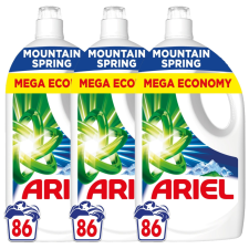 ARIEL Mountain Spring folyékony Mosószer 3x3,87L - 258 mosás tisztító- és takarítószer, higiénia