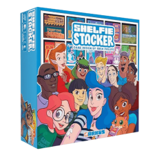 Arkus Games Shelfie Stacker társasjáték, angol nyelvű társasjáték