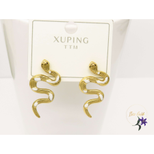  Arlett  nemesacél kígyós fülbevaló -14K fülbevaló