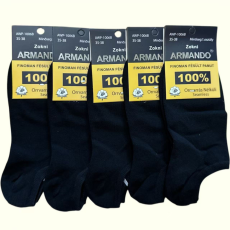 ARMANDO Női Bokazokni fekete 5 par