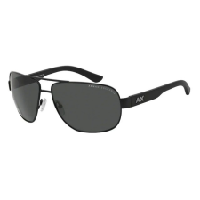 armani exchange AX2012S 606387 SATIN BLACK/BLACK GREY SOLID napszemüveg napszemüveg