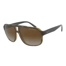 armani exchange AX4104S 8029T5 MATTE HAVANA GRADIENT BROWN POLARIZED napszemüveg napszemüveg
