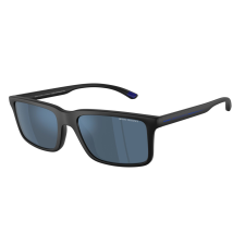 armani exchange AX4157SU 807855 Matte Black Dark Blue Mirror Blue napszemüveg napszemüveg