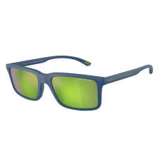 armani exchange AX4157SU 83768N Matte Dark Blue Light Green Mirror Green napszemüveg