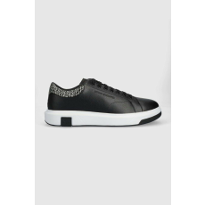  Armani Exchange bőr sportcipő XUX123 41 EU fekete
