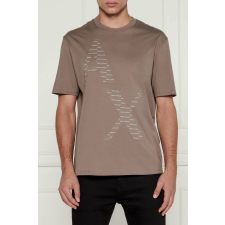  Armani Exchange férfi póló 6DZTJK L INTL Taupe barna férfi póló