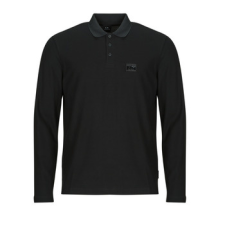 armani exchange Hosszú ujjú galléros pólók POLO SHIRT Fekete EU M férfi póló