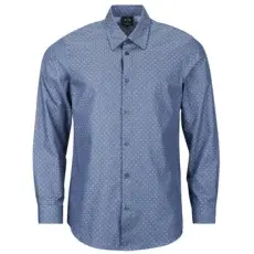 armani exchange Hosszú ujjú ingek XM002739 Kék EU XL