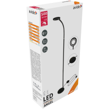 ARMIN TRADE KFT. Avide LED Állólámpa Angel 12W NW Fekete | KÜLÖN CSOMAG | világítás