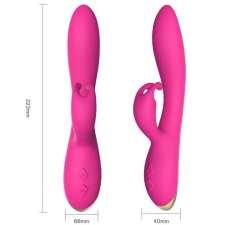  ARMONY Bonnie – prémium nyuszi vibrátor fukszia színben vibrátorok