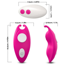 ARMONY - HONEYBEE VISELHETŐ BUGYI VIBRÁTOR G-SPOT TÁVIRÁNYÍTÓS FUKSZIA vibrátorok