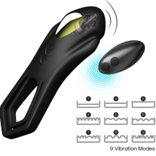 ARMONY - ROADSTER VIBRÁTOR DUPLA GYŰRŰS TÁVIRÁNYÍTÓ FEKETE vibrátorok