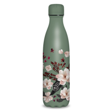 Ars Una 500 ml-es Flowery Pink 24 (5375) duplafalú fémkulacs kulacs, kulacstartó