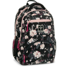 Ars Una Ars Una Flowery Black 24 (5374) 27 L ergonomikus hátizsák iskolatáska