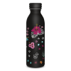 Ars Una Black Hibiscus 24 Dupla falú Termosz kulacs 600ml - Fekete mintás (56333947)