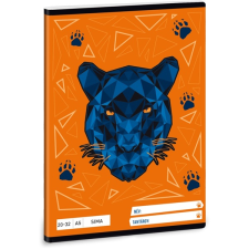  Ars Una Black Panther A5 20-32 sima füzet füzet