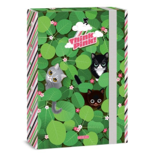 Ars Una cicás füzetbox A4 Think Pink Leaves füzetbox