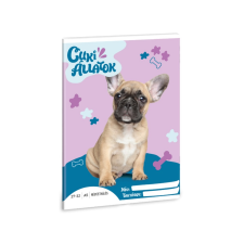 Ars Una : Cuki Állatok - Francia Bulldog kockás füzet A/5 27-32 füzet