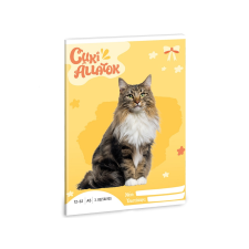 Ars Una : Cuki állatok - Norvég macska 3.osztályos vonalas füzet A/5 füzet