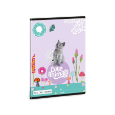 Ars Una : Cute Animals - Kitten cicás 2.osztályos vonalas füzet A/5 füzet