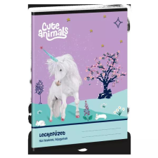 Ars Una Cute Animals: Unikornis mintás leckefüzet füzet