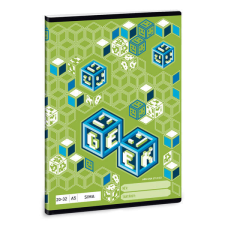 Ars Una Geek füzet A/5, sima, zöld füzet