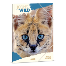 Ars Una Icons of the Wild-Serval 25 (5503) A4 gumis mappa (50215034) mappa