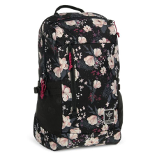 Ars Una kamasz hátizsák - Flowery Black (AU-17) iskolatáska