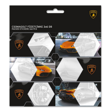 Ars Una : Lamborghini csomagolt füzetcímke (3x6db) füzetcímke