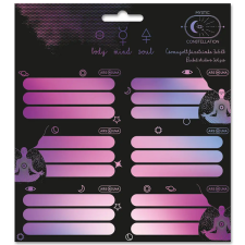 Ars Una : Mystic Constellation csomagolt füzetcímke 3x6 db-os füzetcímke