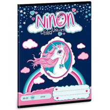 Ars Una Ninon szivárvány póni sima füzet A/5 füzet