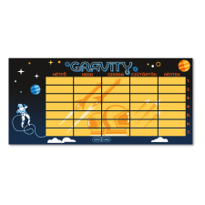 Ars Una Órarend egylapos fiús, Ars Una GRAVITY 25db/csomag órarend