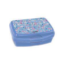 Ars Una : Pearl Blossom Blue virágos uzsonnás doboz 16,5x6x13,5cm uzsonnás doboz