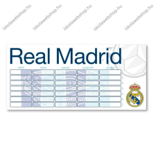 Ars Una Real Madrid kétoldalas nagy órarend - Ars Una órarend