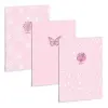 Ars Una : Soft Touch Pink Spring extra kapcsos ponthálós füzet A/4