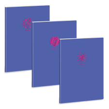 Ars Una : Soft Touch Violet Spring extra kapcsos ponthálós füzet A/4 füzet
