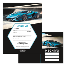 Ars Una Studio Kft. Ars Una Partimeghívó borítékkal LAMBORGHINI (5336) 24 party kellék