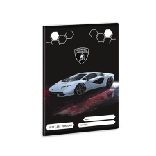 Ars Una : Szürke Lamborghini vonalas füzet A/5 21-32 füzet