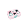 Ars Una Uzsonnás doboz ARS UNA Think Pink osztott műanyag 216x153x52 mm