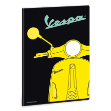 Ars Una Vespa Yellow A/4 extra kapcsos füzet-négyzethálós füzet