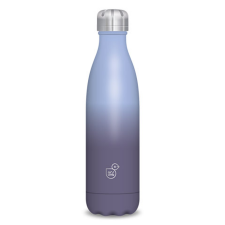 Ars Una Világoskék-lila duplafalú fémkulacs 500ml kulacs, kulacstartó