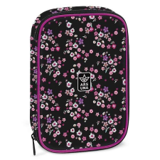 Ars Una virágos tolltartó többszintes - Blossom Black tolltartó